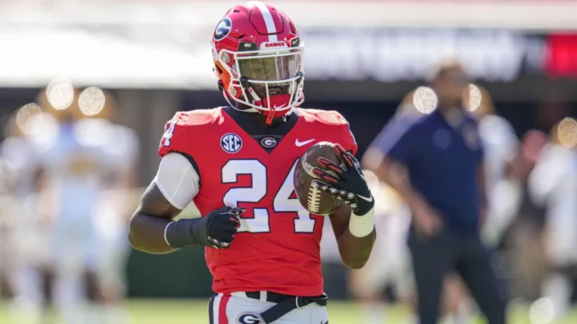 Malaki Starks en los Tampa Bay Buccaneers